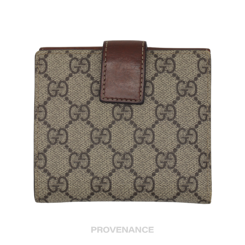🔴 Gucci GG Supreme Trifold Wallet - Picture 3 of 11